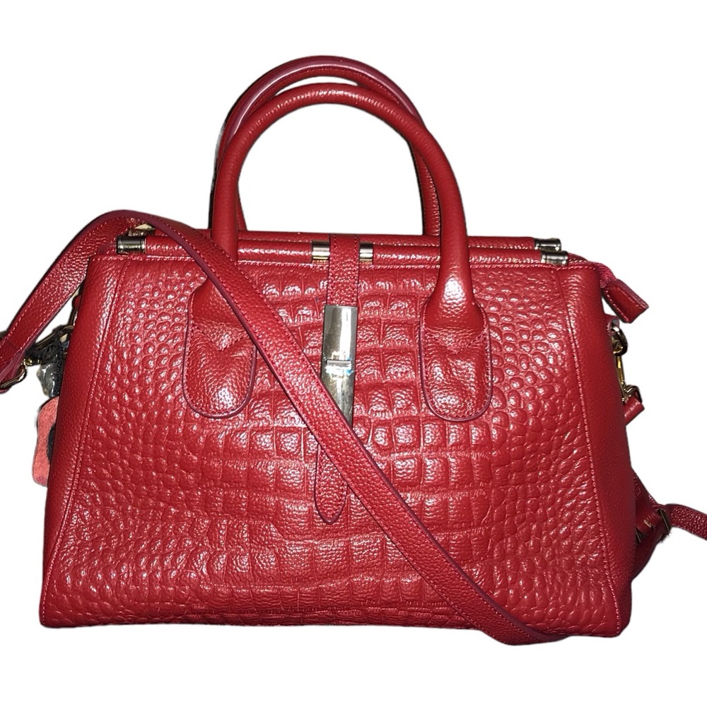 Jack & Chris Red Satchel Bag